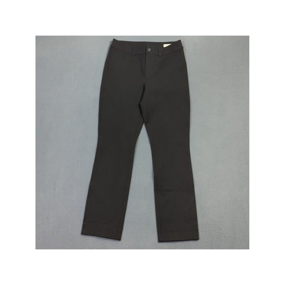AYR Pants Women's 28L Black Stretch Chino Slim Dress